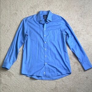 Stafford Blue Dress Shirt Classic Design